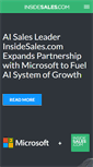 Mobile Screenshot of insidesales.com