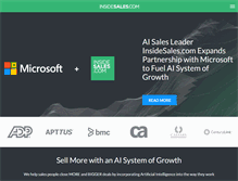 Tablet Screenshot of insidesales.com